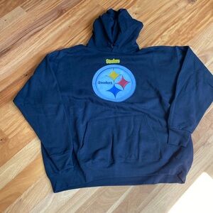 Men’s XL NFL black hoodie- Pittsburgh Steelers